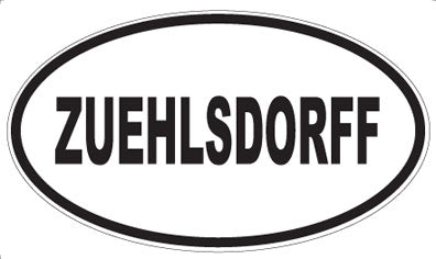ZUEHLSDORFF - Oval Sticker