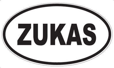ZUKAS - Oval Sticker