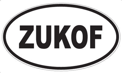 ZUKOF - Oval Magnet