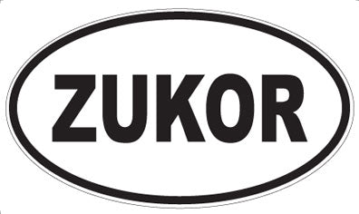 ZUKOR - Oval Sticker