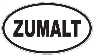 ZUMALT - Oval Sticker