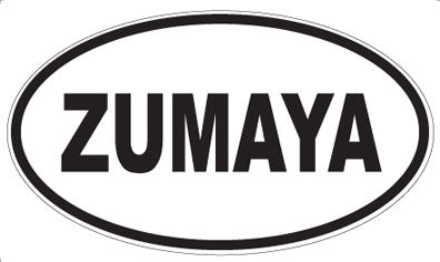 ZUMAYA - Oval Magnet
