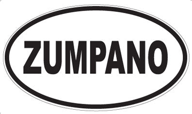 ZUMPANO - Oval Magnet