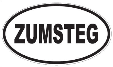 ZUMSTEG - Oval Sticker