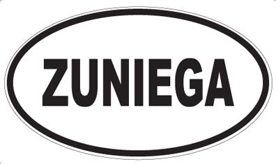 ZUNIEGA - Oval Magnet