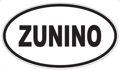 ZUNINO - Oval Sticker