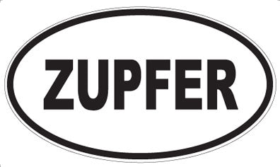 ZUPFER - Oval Magnet