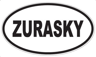 ZURASKY - Oval Sticker