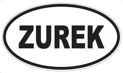 ZUREK - Oval Sticker