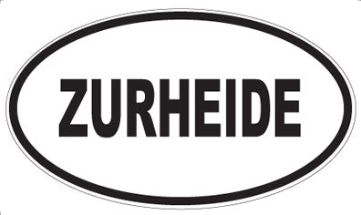 ZURHEIDE - Oval Magnet