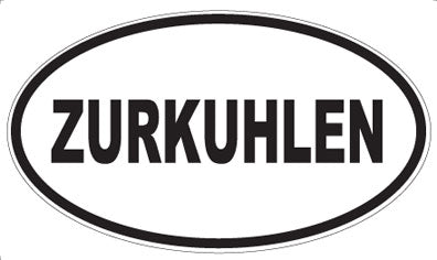 ZURKUHLEN - Oval Magnet