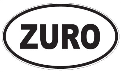 ZURO - Oval Sticker