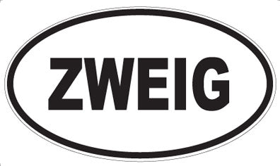 ZWEIG - Oval Sticker