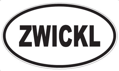 ZWICKL - Oval Sticker