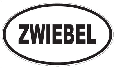 ZWIEBEL - Oval Magnet