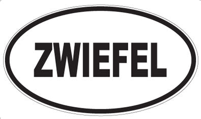 ZWIEFEL - Oval Magnet