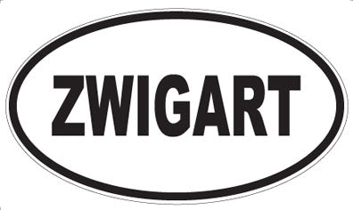ZWIGART - Oval Sticker