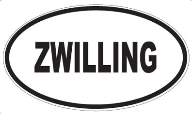 ZWILLING - Oval Sticker