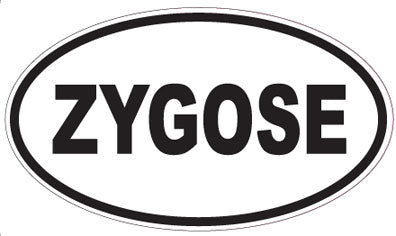 ZYGOSE - Oval Sticker