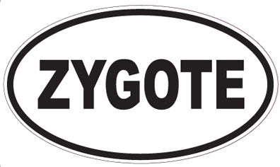 ZYGOTE - Oval Sticker