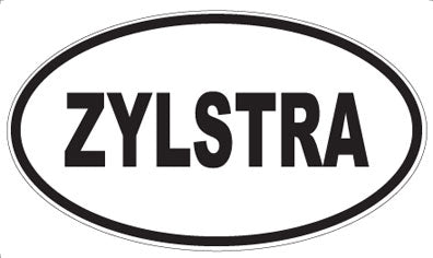 ZYLSTRA - Oval Sticker