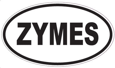 ZYMES - Oval Sticker