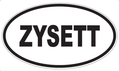 ZYSETT - Oval Magnet
