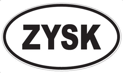 ZYSK - Oval Sticker