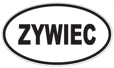 ZYWIEC - Oval Sticker